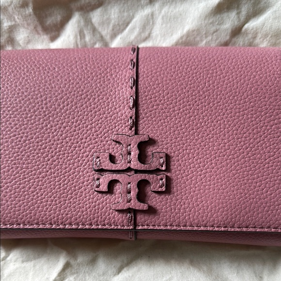 Tory Burch McGraw Pink Wallet on Chain Bag - Picture 3 of 6